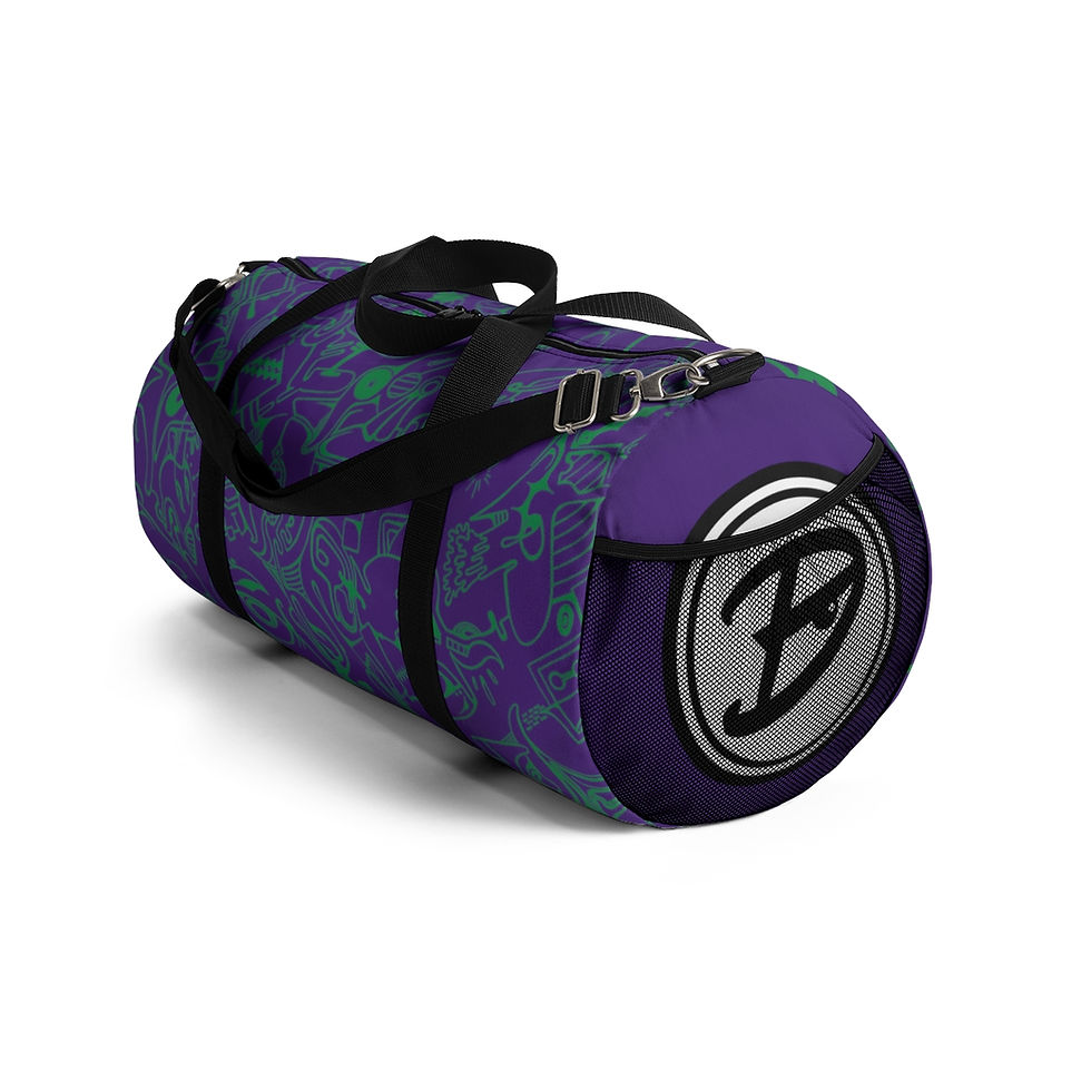Thumbnail: Duffel Bag - Spinnaroony 2 (dark purple)