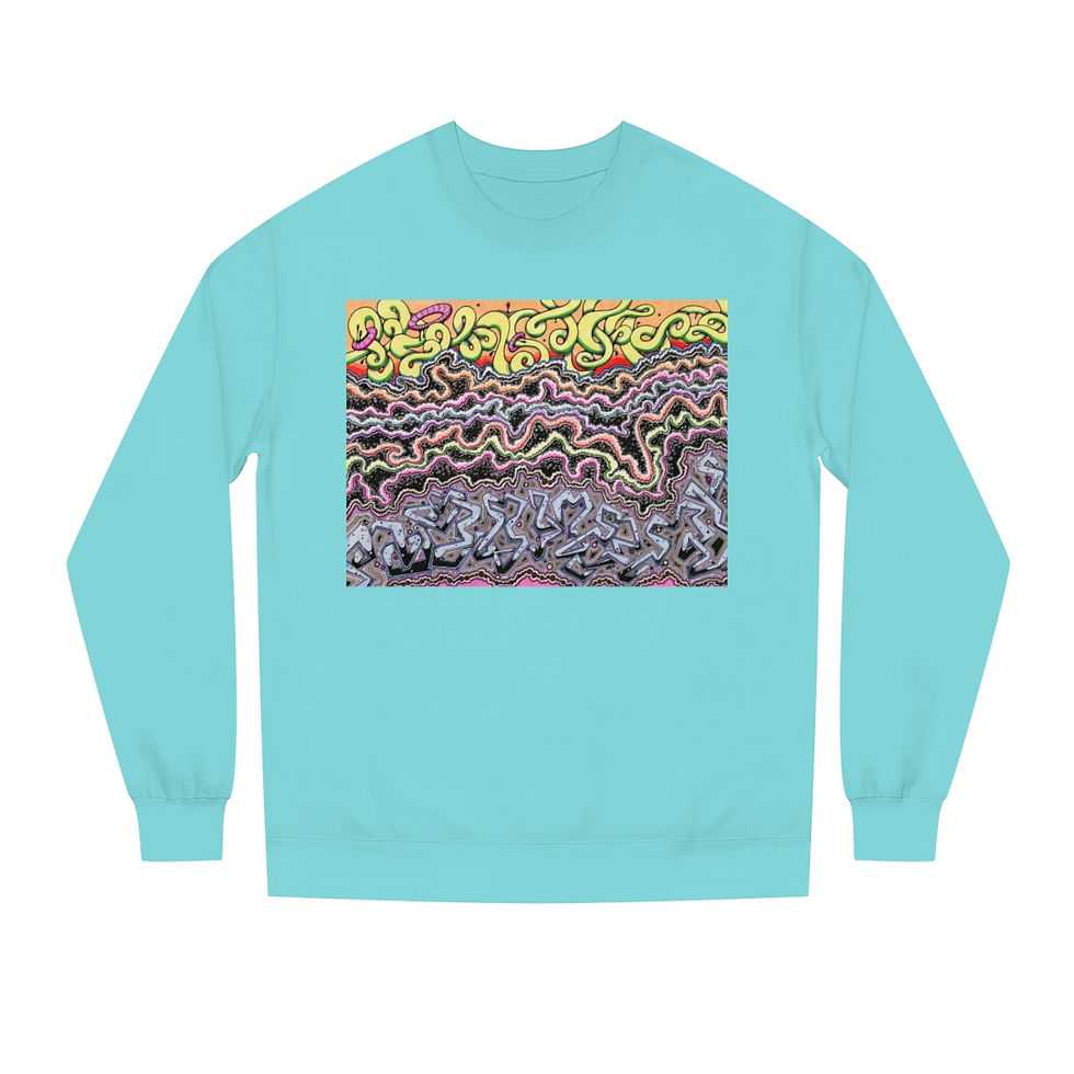 Thumbnail: Unisex Crew Neck Sweatshirt - Midnight Vibes