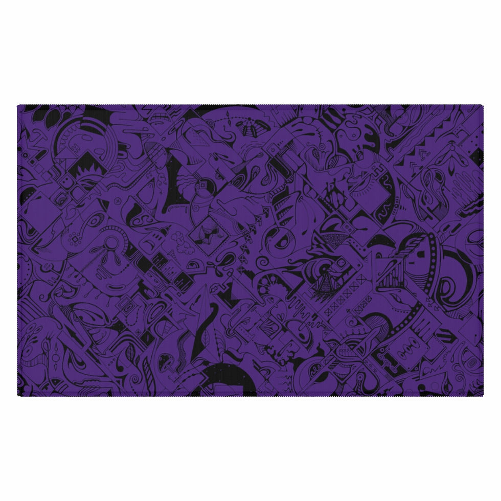 Thumbnail: Dornier Rug - Spinnaroony (purple)