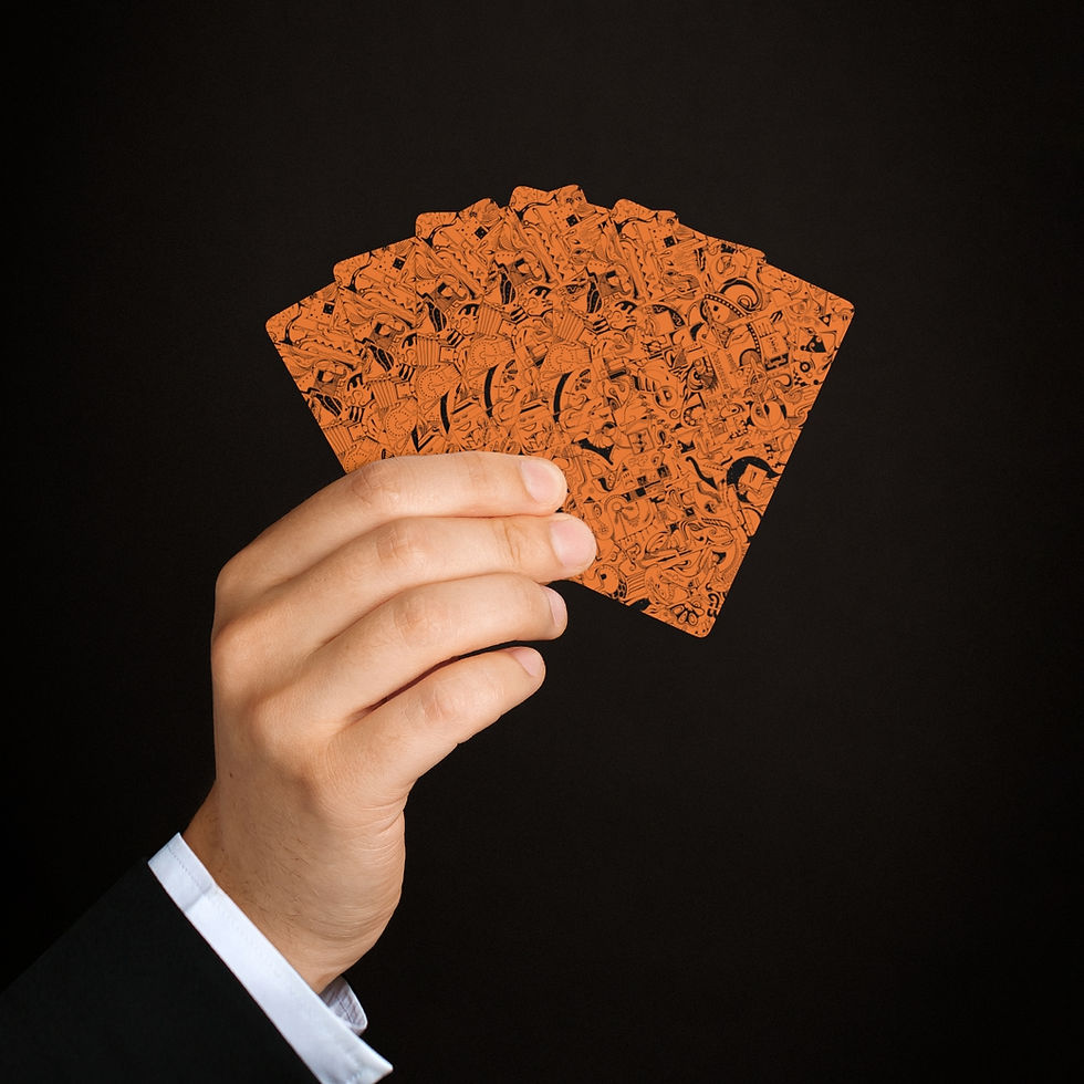 Thumbnail: Playing Cards - Spinnaroony (orange)