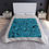 Thumbnail: Crushed Velvet Blanket - Spinnaroony (turquoise)