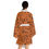Thumbnail: Long Sleeve Kimono Robe (AOP) - Spinnaroony (orange)