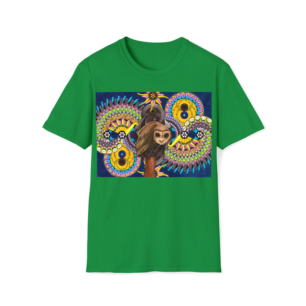Thumbnail: Unisex Softstyle T-Shirt - Dark, Sacred Night