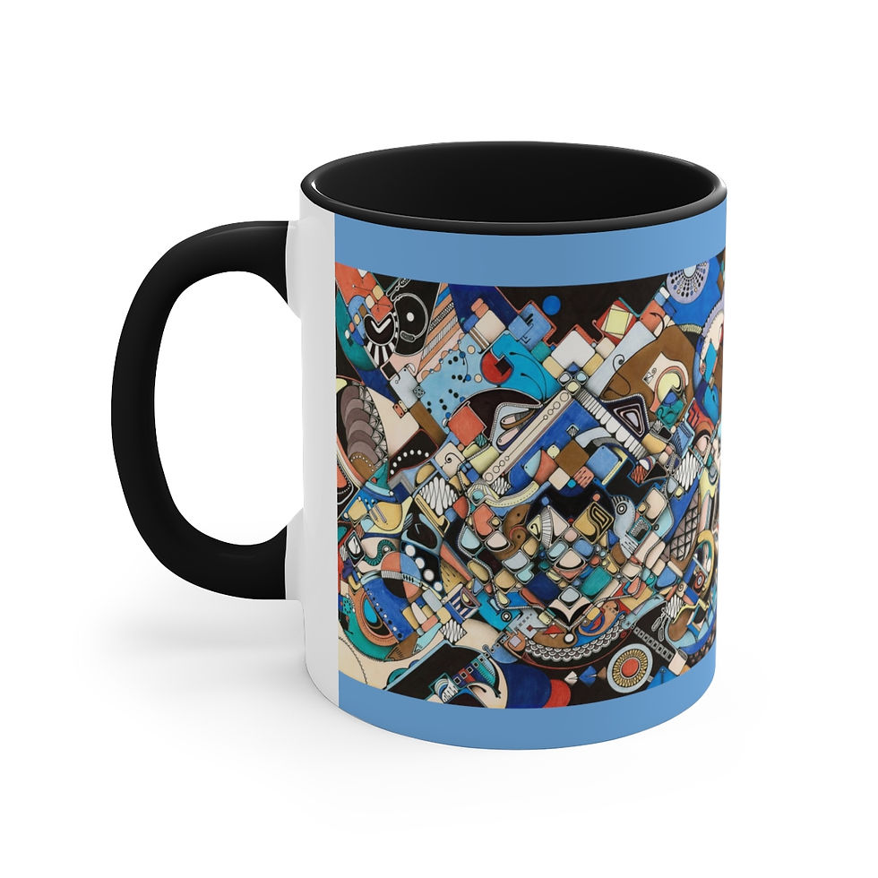 Thumbnail: Accent Coffee Mug, 11oz - Trap Doors