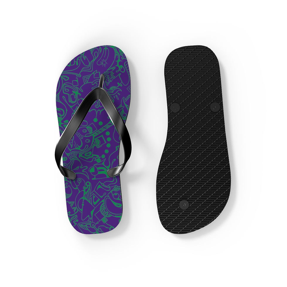 Thumbnail: Flip Flops - Spinnaroony 2 (dark purple)