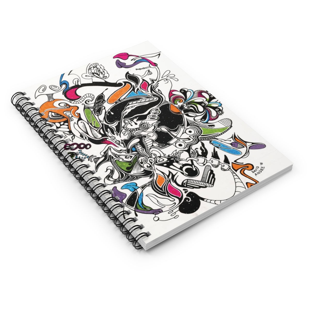 Spiral Notebook - Space Blow