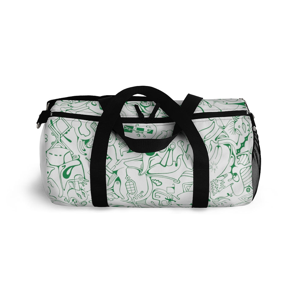 Thumbnail: Duffel Bag - Spinnaroony 2 (white)