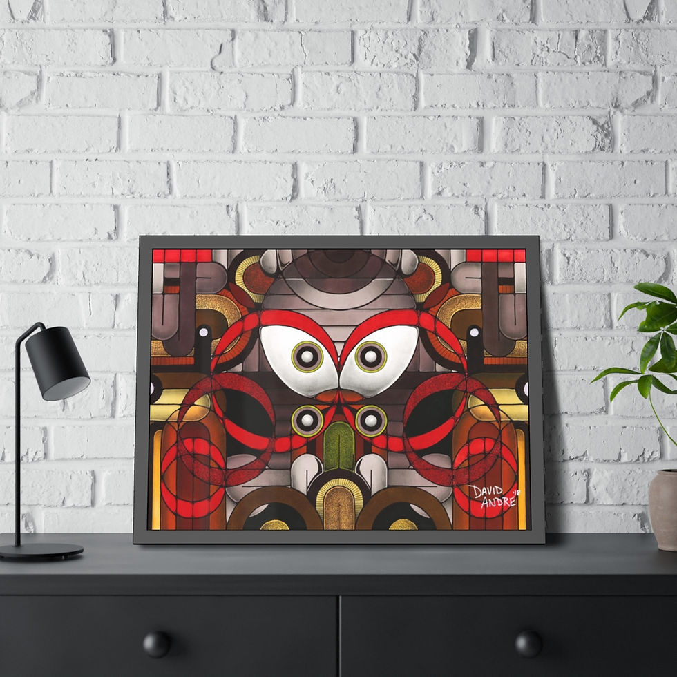Thumbnail: Framed Paper Posters - The World Is On Fire