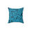 Thumbnail: Polyester Square Pillow - Spinnaroony (turquoise)