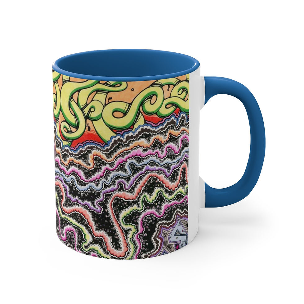 Thumbnail: Accent Coffee Mug, 11oz - Midnight Vibes