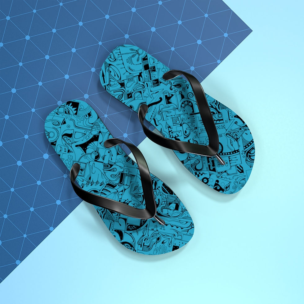 Thumbnail: Flip Flops - Spinnaroony (turquoise)