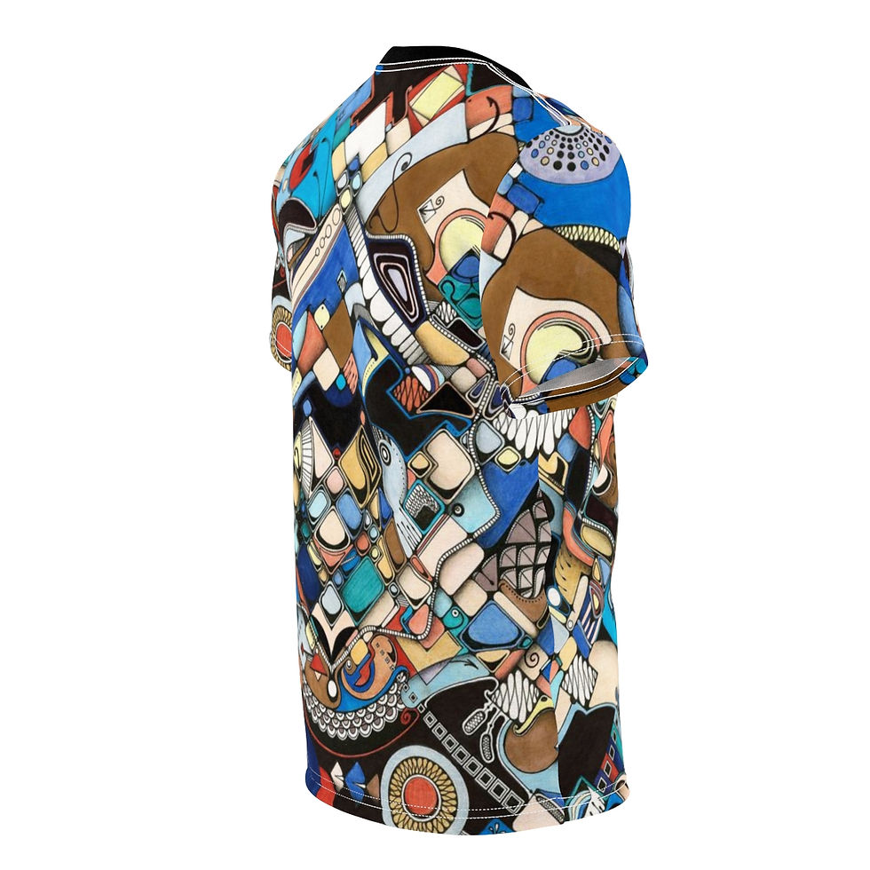 Thumbnail: Unisex Short Sleeve Tee (AOP) - Trap Doors