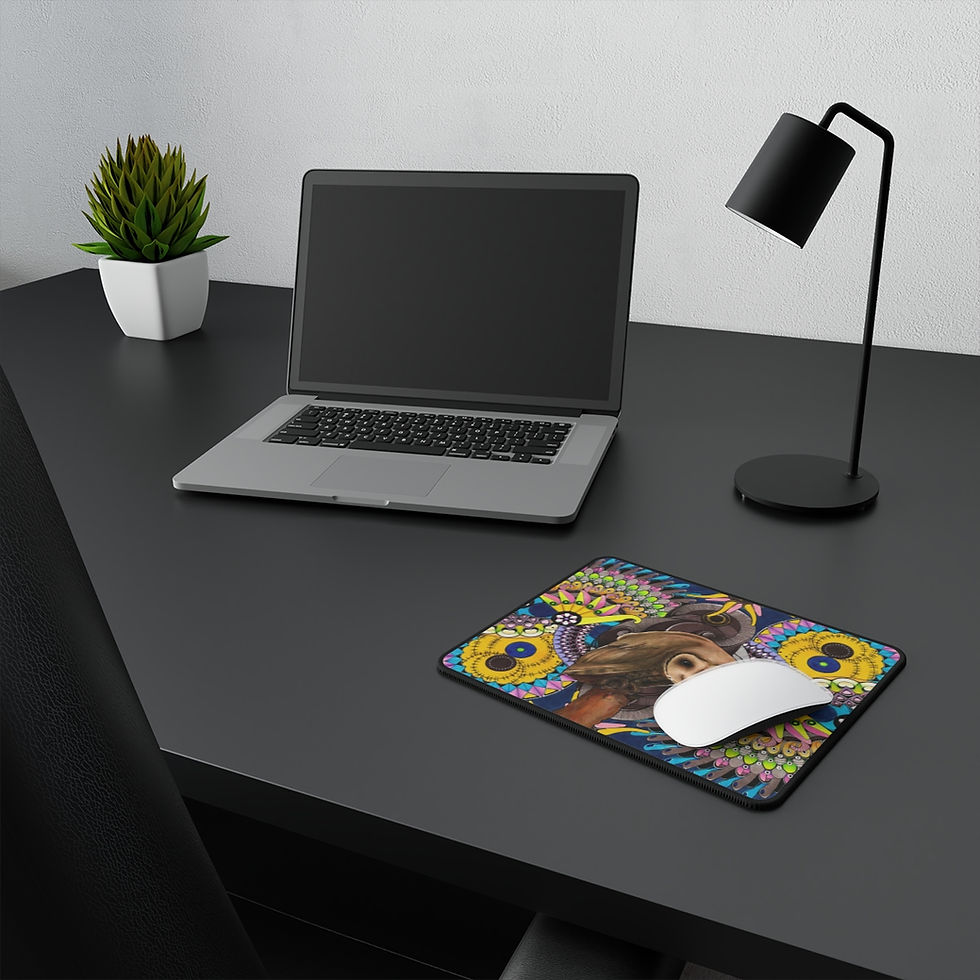 Thumbnail: Non-Slip Mouse Pad - Dark, Sacred Night