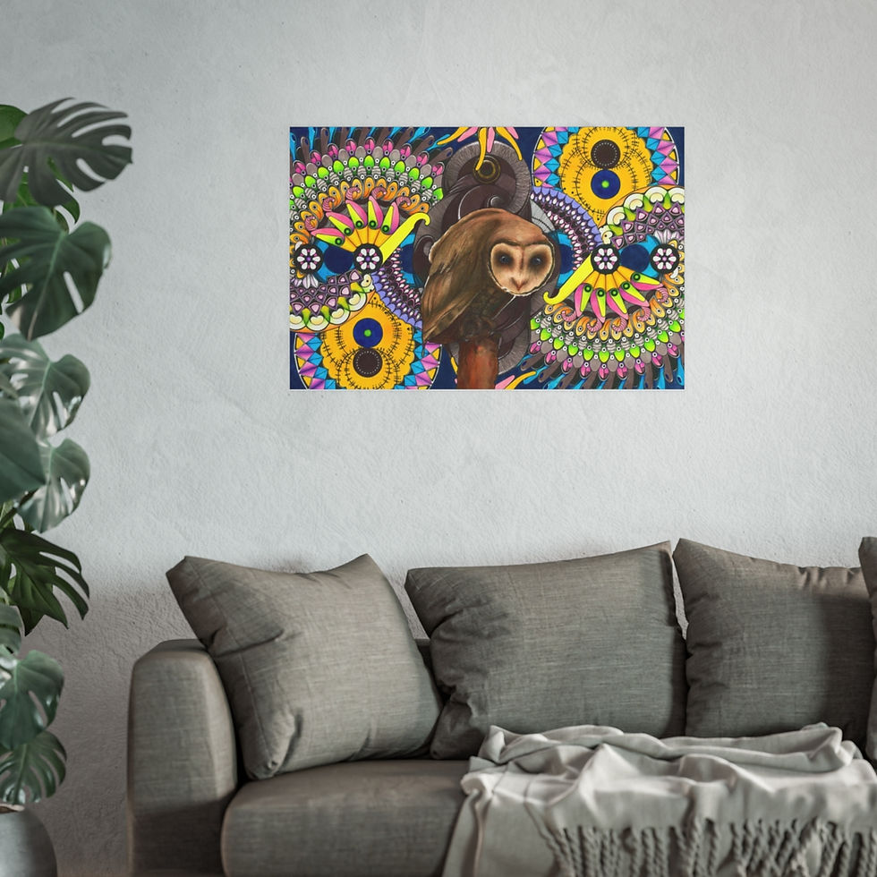 Thumbnail: Satin and Archival Matte Posters - Dark, Sacred Night