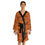 Thumbnail: Long Sleeve Kimono Robe (AOP) - Spinnaroony (orange)