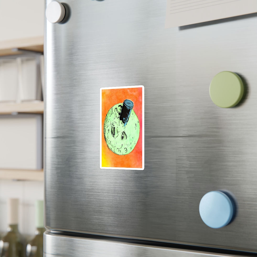 Thumbnail: Kiss-Cut Vinyl Decals - Brain Damage