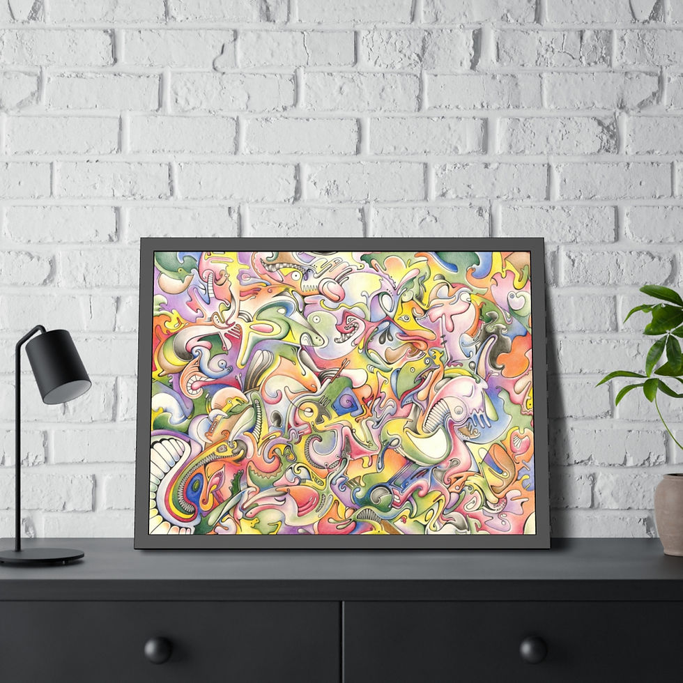 Thumbnail: Framed Paper Posters - Whatever, Whatever