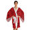 Thumbnail: Long Sleeve Kimono Robe (AOP) - Spinnaroony (red)