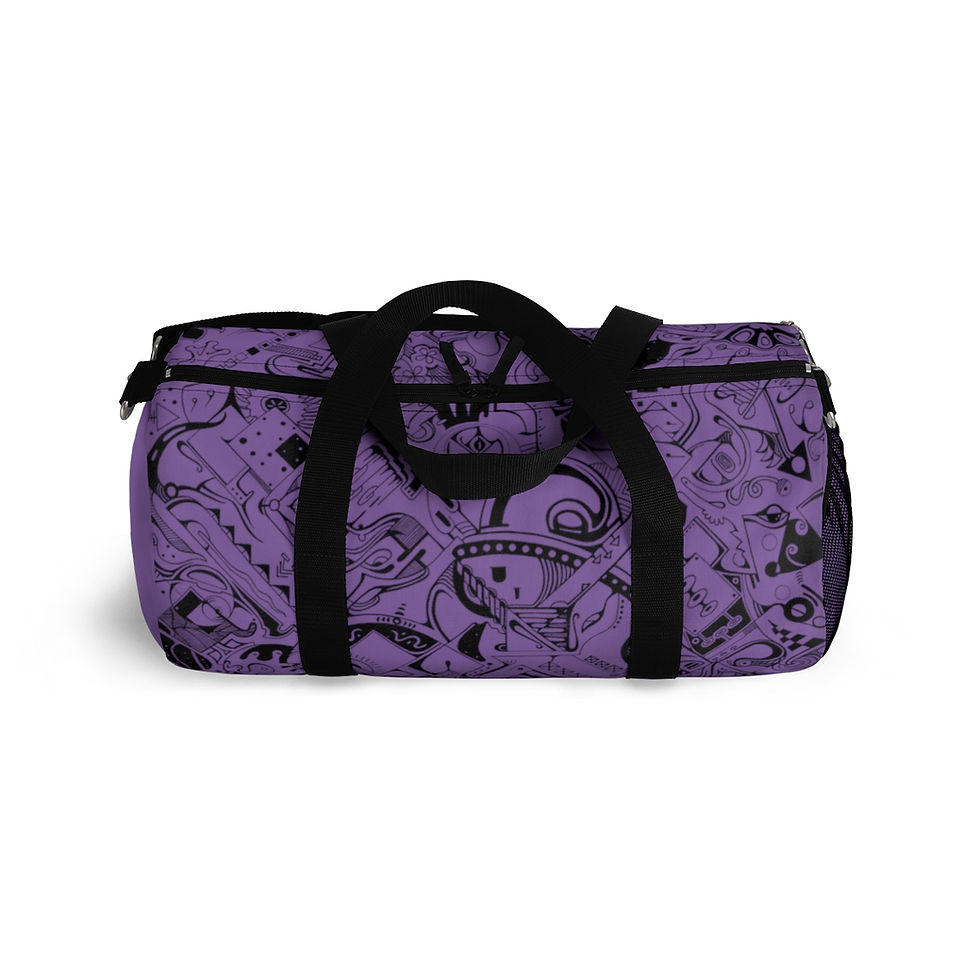 Thumbnail: Duffel Bag - Spinnaroony (light purple)
