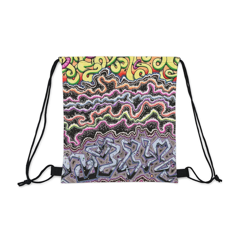 Thumbnail: Outdoor Drawstring Bag - Midnight Vibes