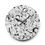 Thumbnail: Acrylic Wall Clock - Spinnaroony (white)