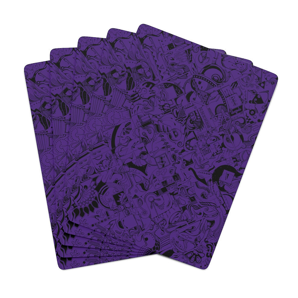 Thumbnail: Playing Cards - Spinnaroony (purple)