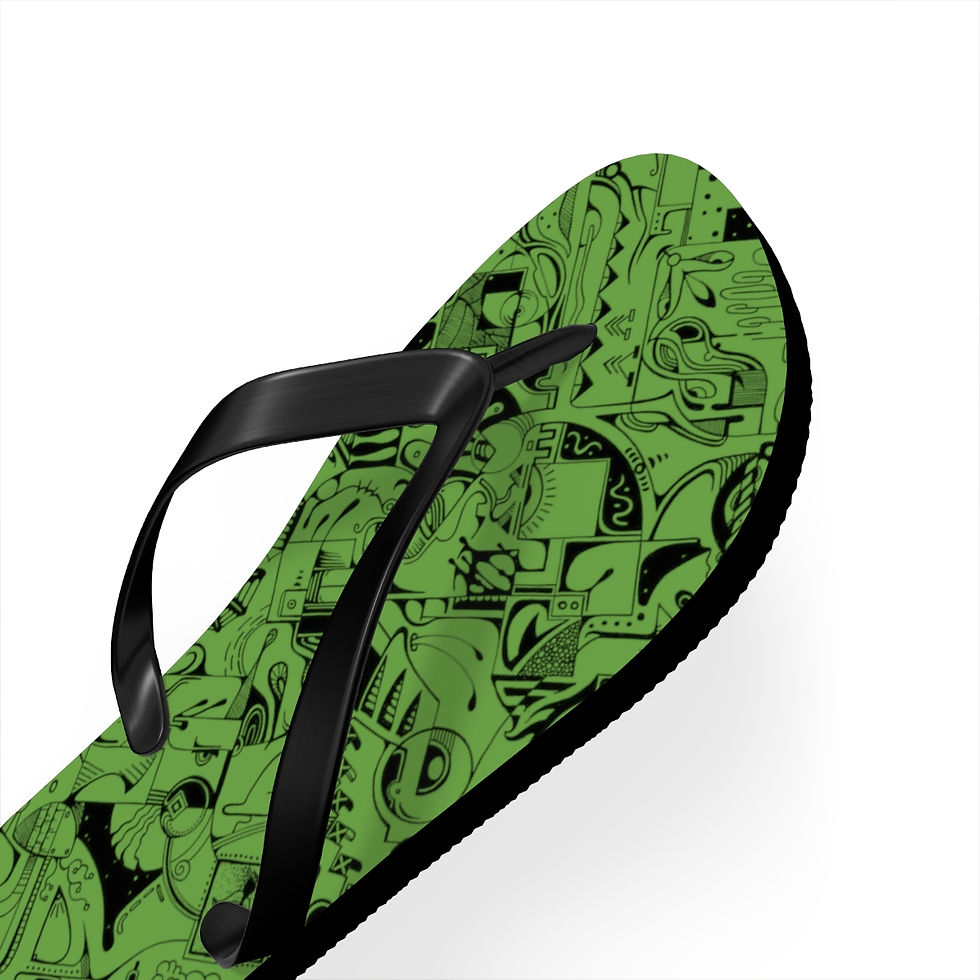 Thumbnail: Flip Flops - Spinnaroony (green)