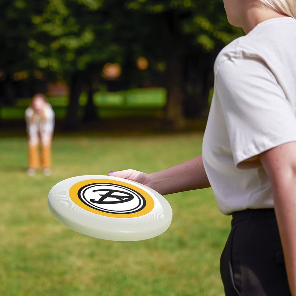 Thumbnail: Wham-O Frisbee - David Andre Art logo (yellow)