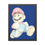 Thumbnail: Framed Paper Posters - Mario Mario (dark blue)