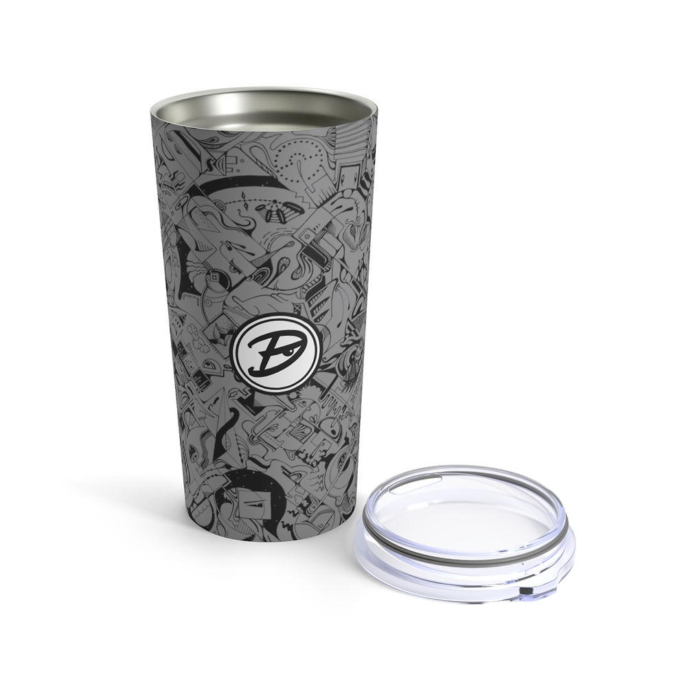 Thumbnail: Tumbler 20oz - Spinnaroony (grey)
