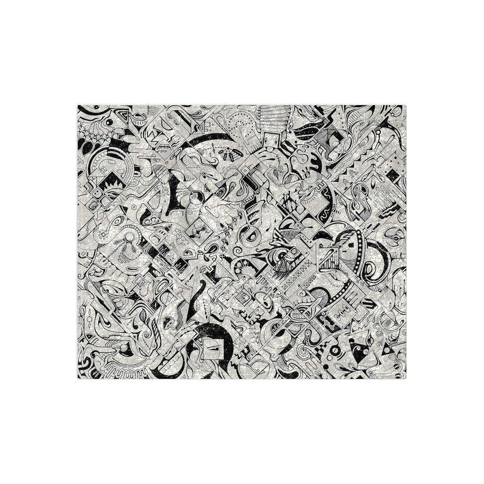 Thumbnail: Crushed Velvet Blanket - Spinnaroony (white)