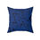 Thumbnail: Polyester Square Pillow - Spinnaroony (dark blue)