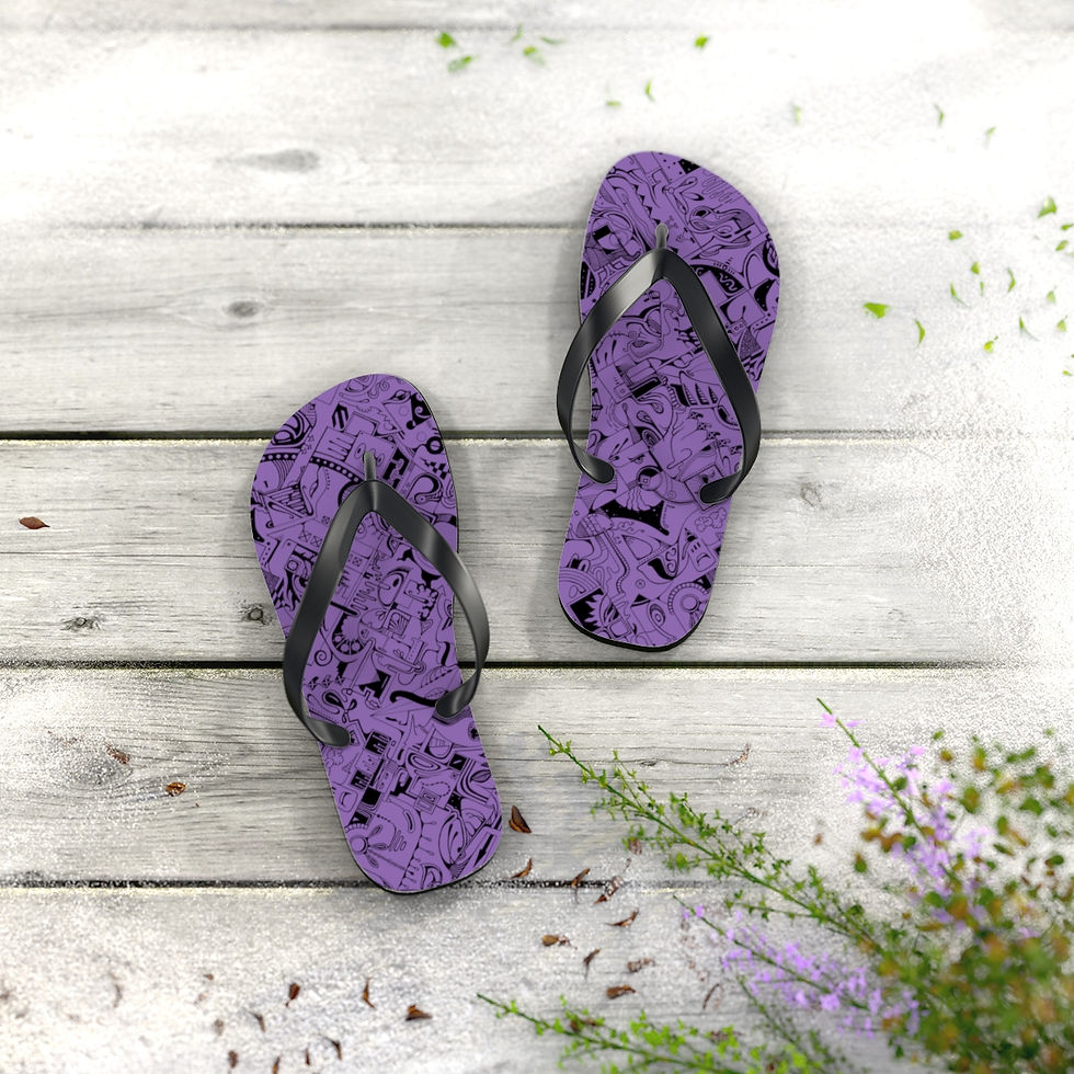 Flip Flops - Spinnaroony (light purple)