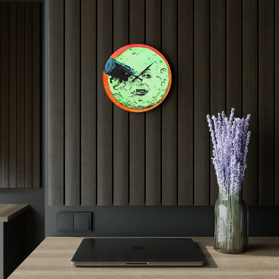 Thumbnail: Acrylic Wall Clock - Brain Damage