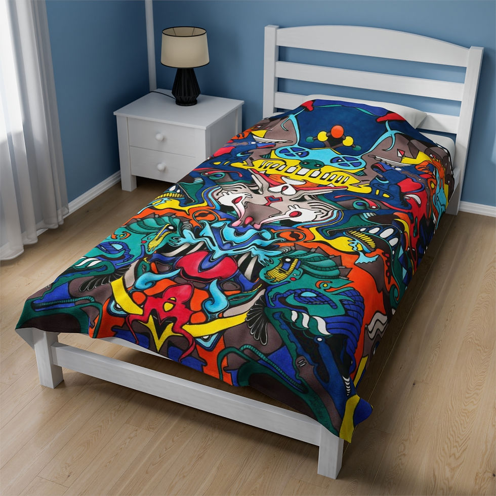 Thumbnail: Velveteen Plush Blanket - Give It To Me, Baby