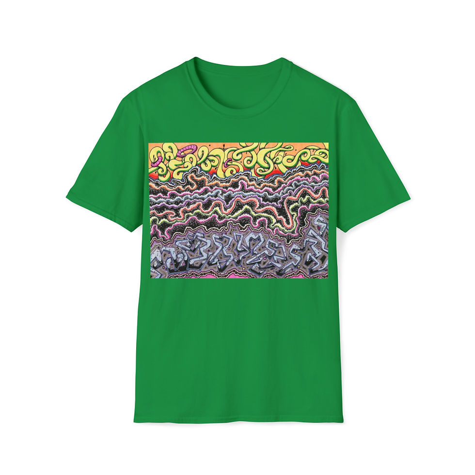 Thumbnail: Unisex Softstyle T-Shirt - Midnight Vibes