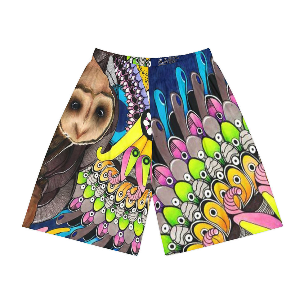 Thumbnail: Men’s Sports Shorts (AOP) - Dark, Sacred Night