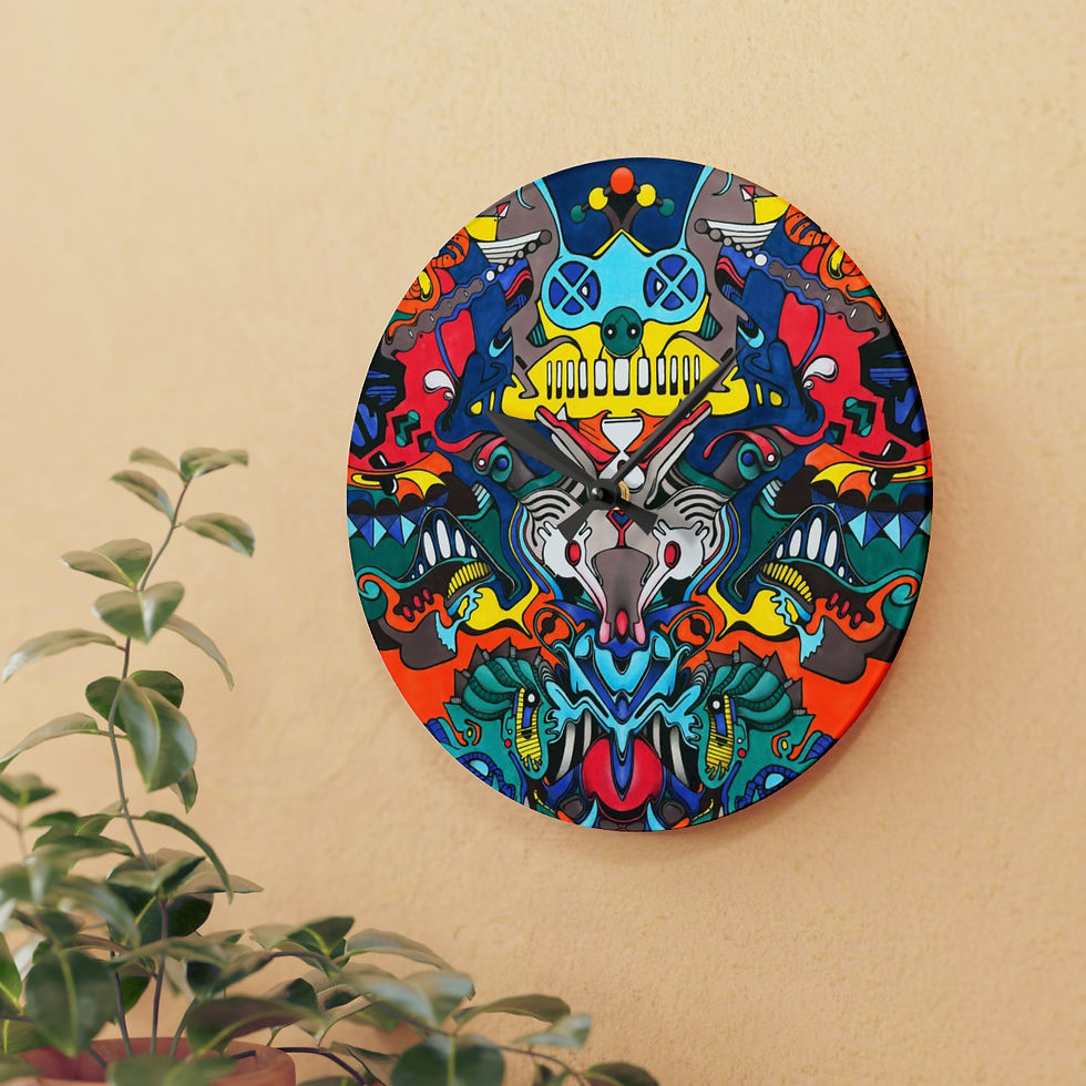 Thumbnail: Acrylic Wall Clock - Give It To Me, Baby