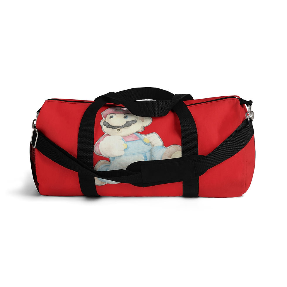 Thumbnail: Duffel Bag - Mario Mario (red)
