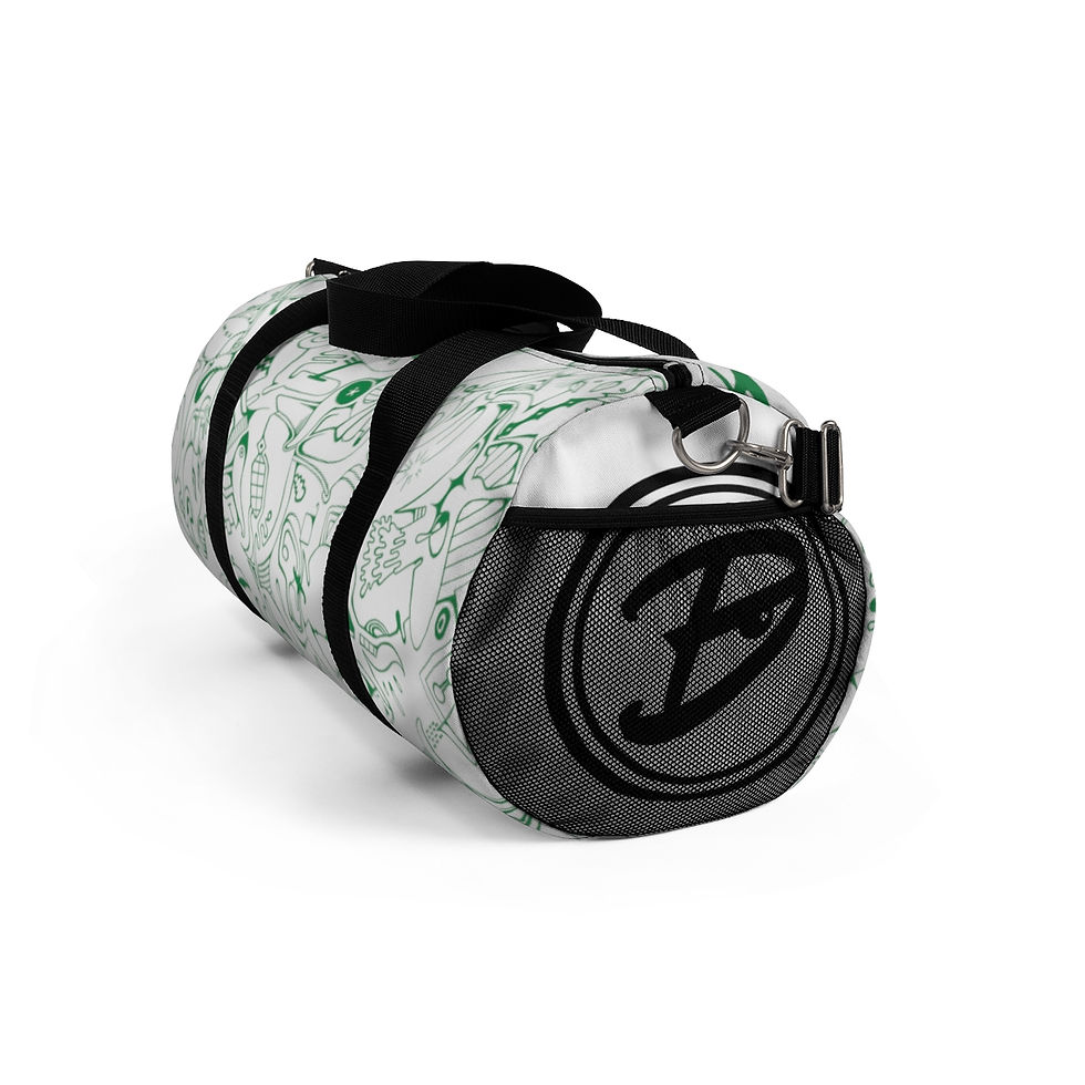 Thumbnail: Duffel Bag - Spinnaroony 2 (white)