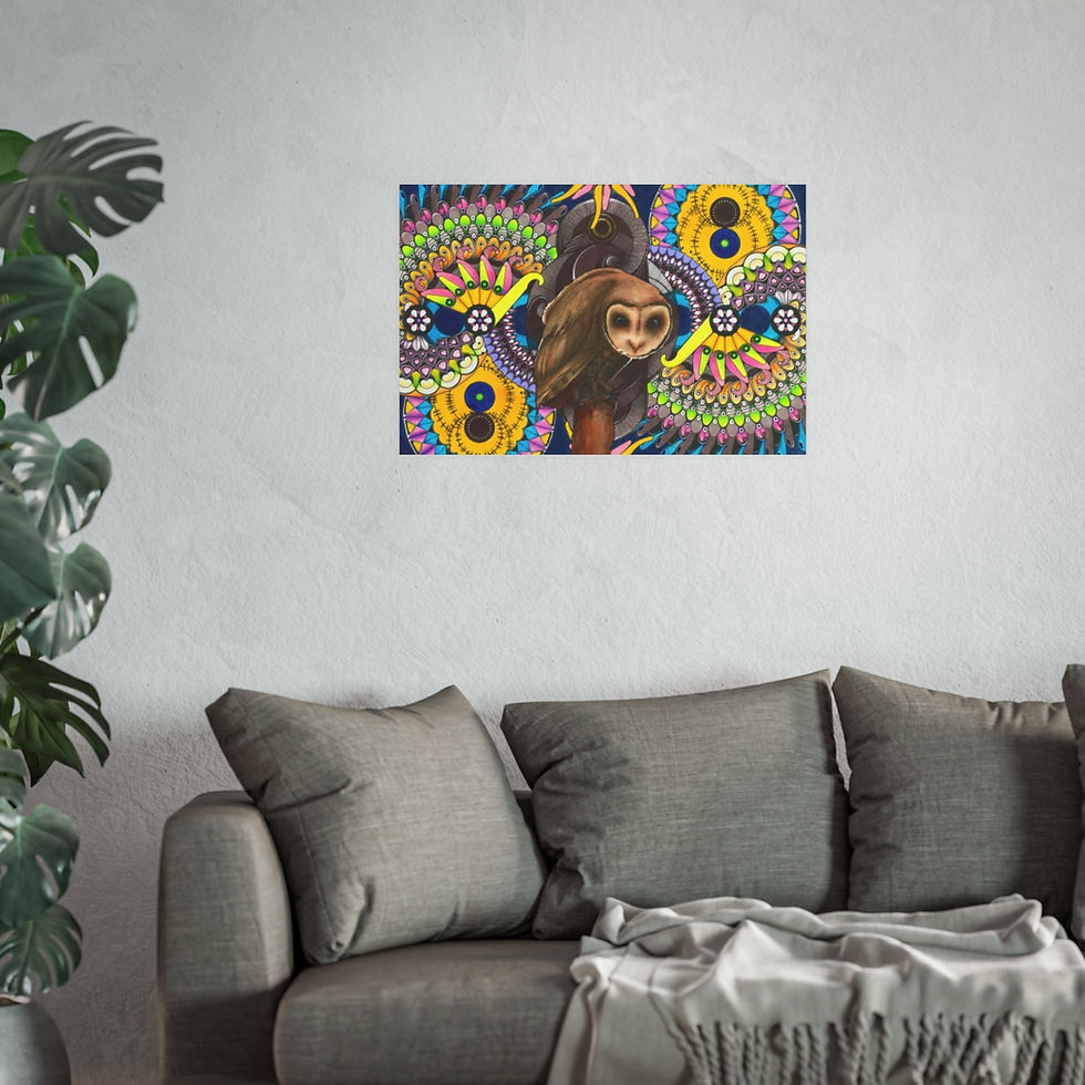 Thumbnail: Satin and Archival Matte Posters - Dark, Sacred Night