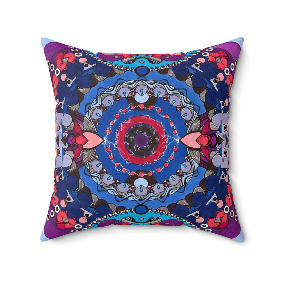 Thumbnail: Polyester Square Pillow - Flirt