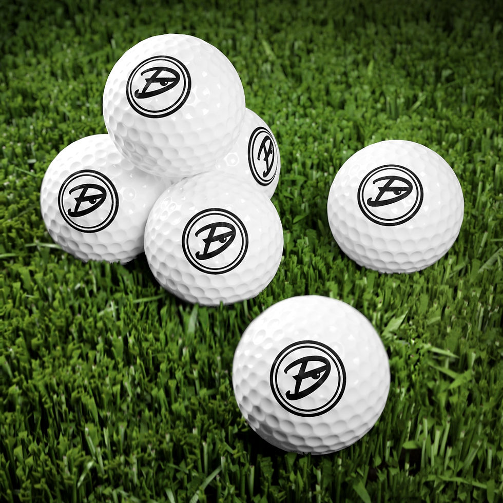 Thumbnail: Golf Balls, 6 pack - David Andre Art logo