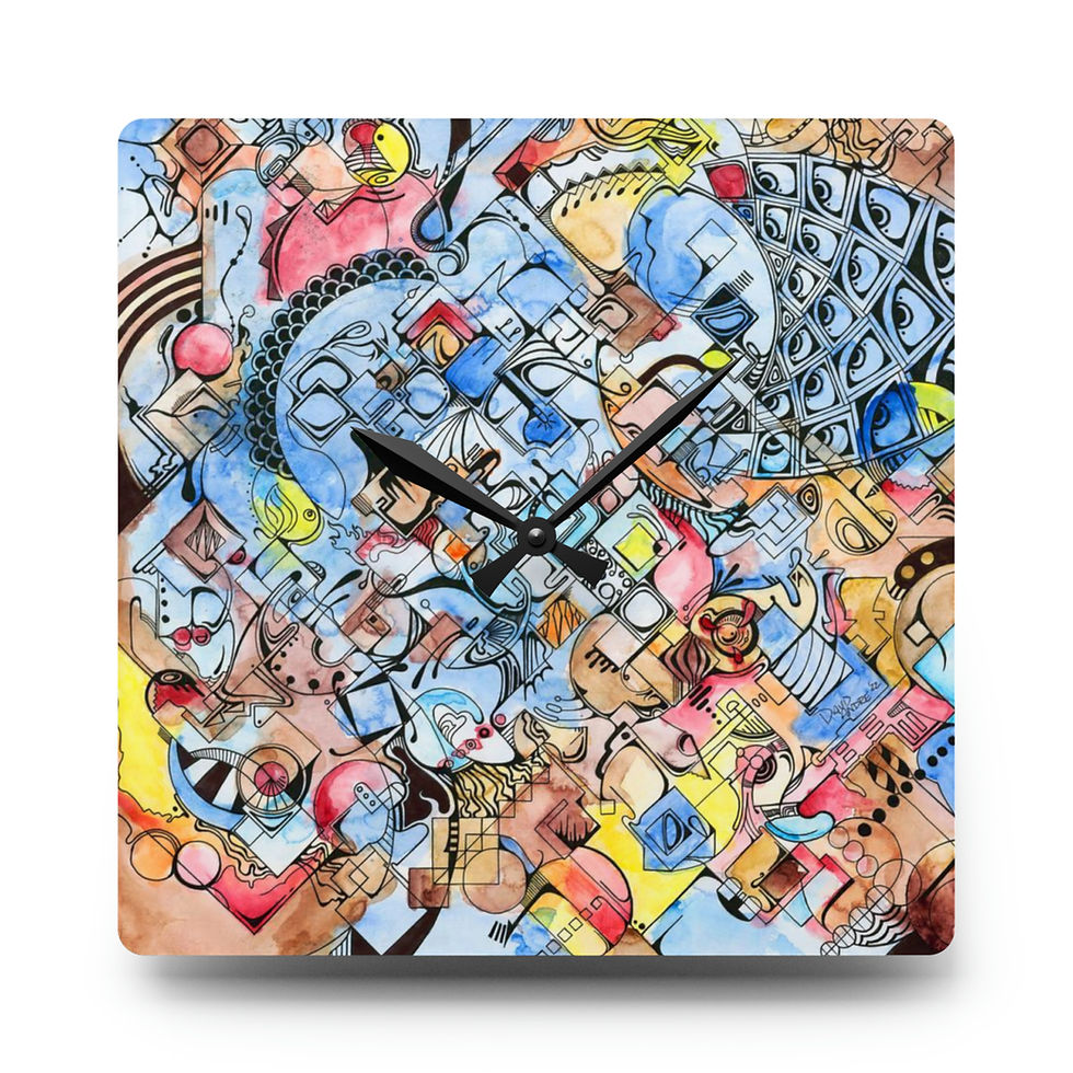 Thumbnail: Acrylic Wall Clock - Trap Doors 2