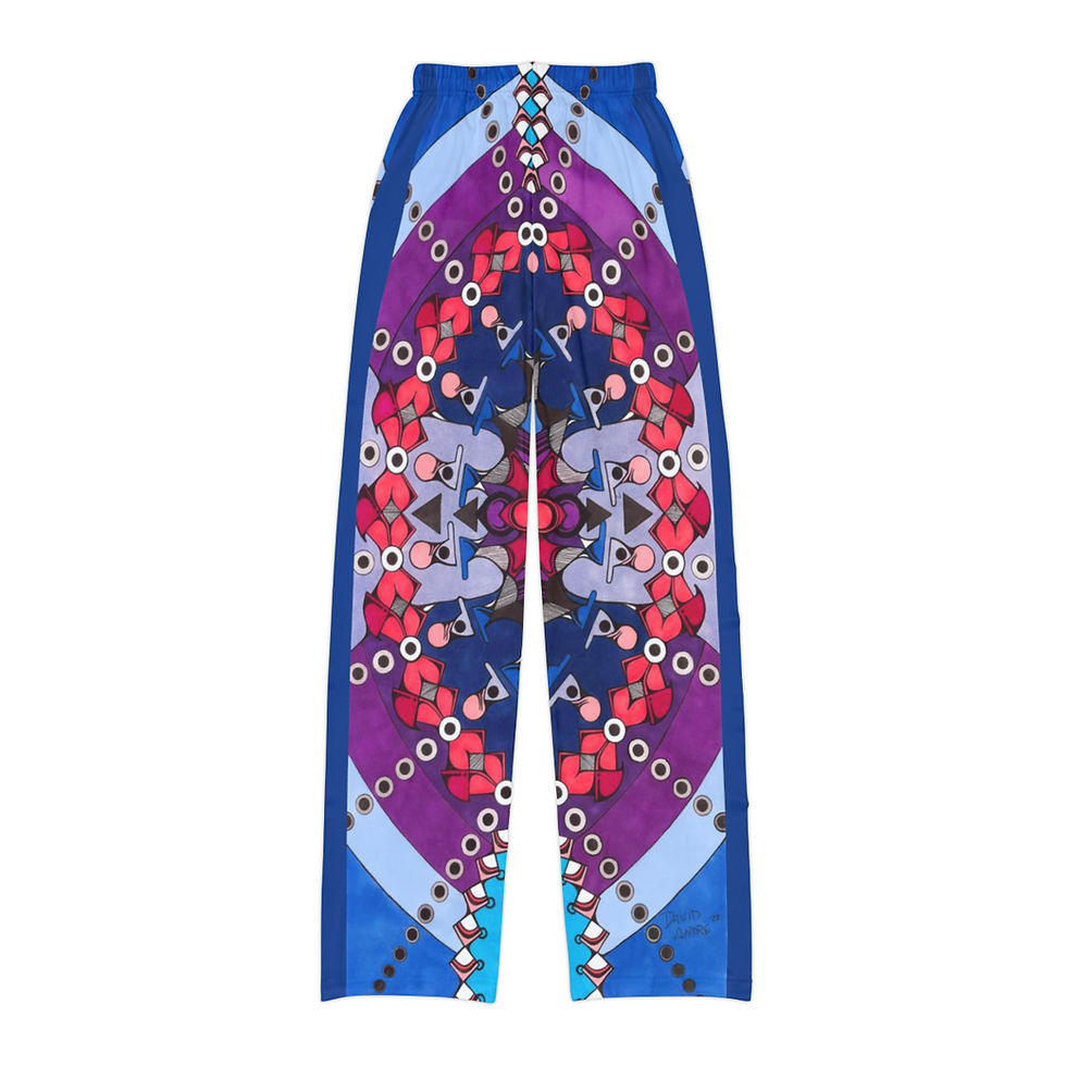 Thumbnail: Kids Pajama Pants (AOP) - Flirt