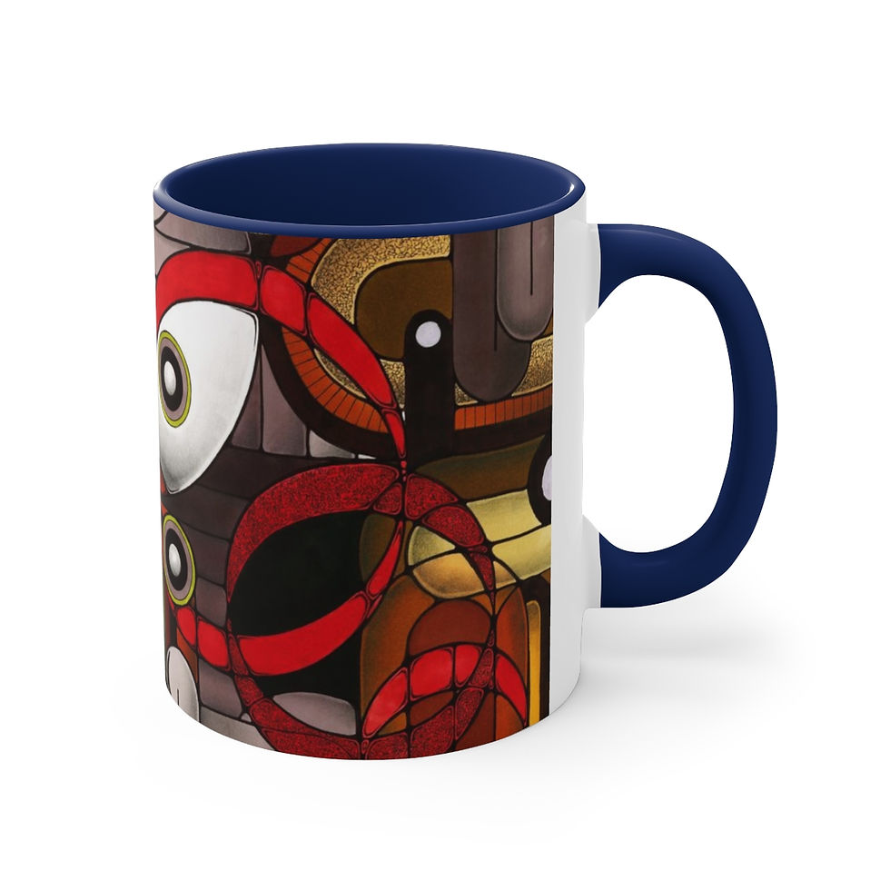 Thumbnail: Accent Coffee Mug, 11oz - The World Is On Fire
