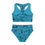 Thumbnail: Girls Two Piece Swimsuit (AOP) - Spinnaroony (turquoise)