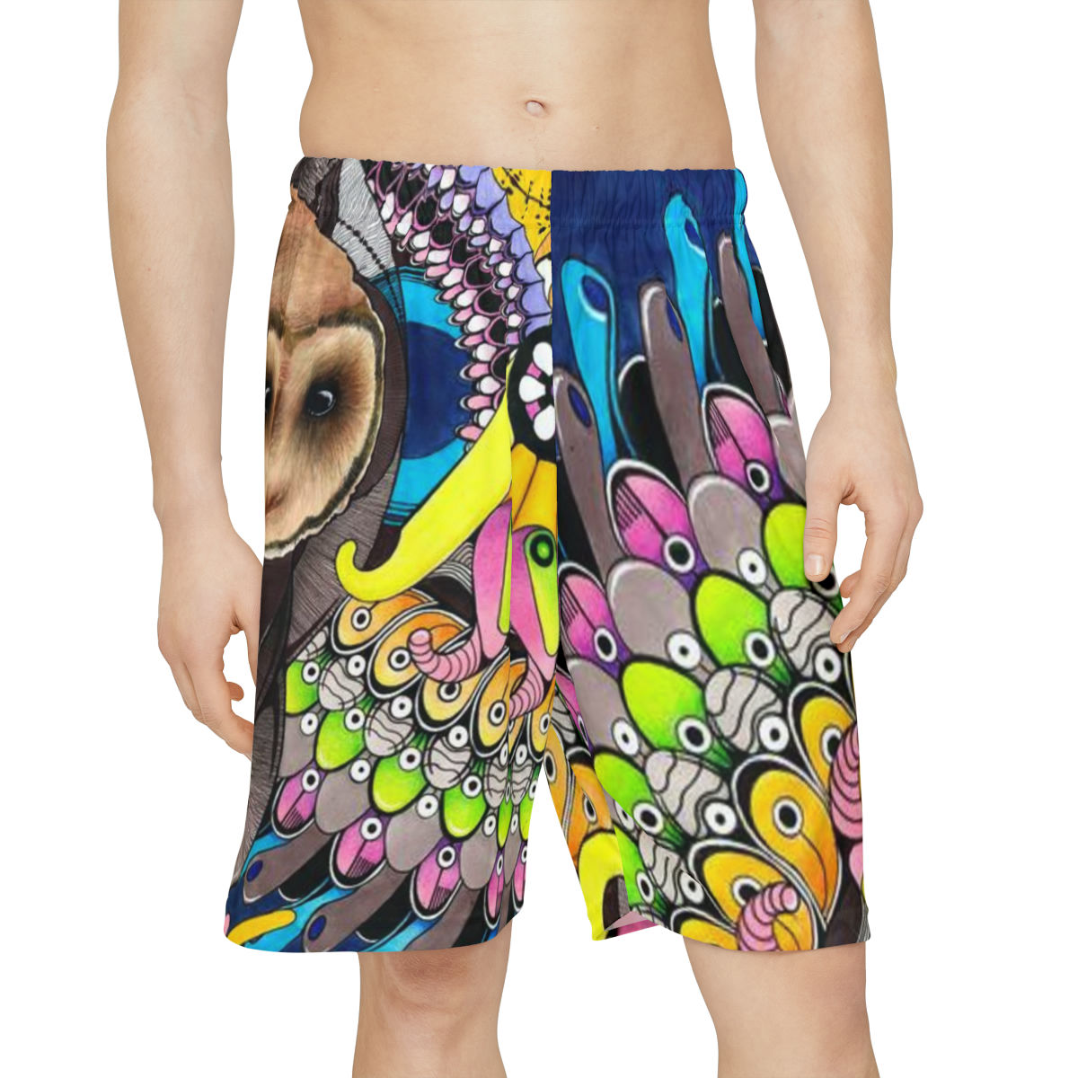 Men’s Sports Shorts (AOP) - Dark, Sacred Night