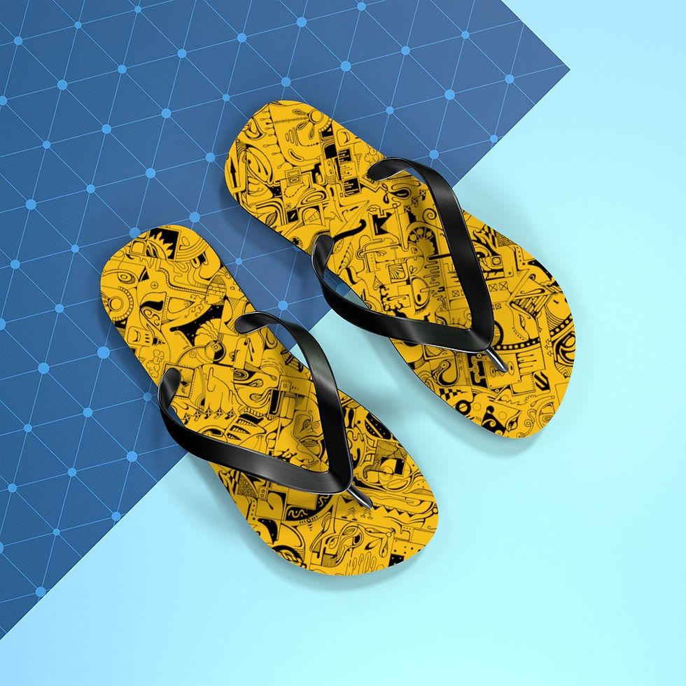 Thumbnail: Flip Flops - Spinnaroony (yellow)