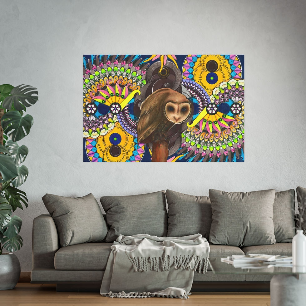 Thumbnail: Satin and Archival Matte Posters - Dark, Sacred Night